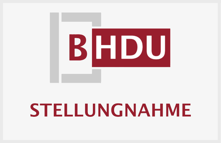 BHDU Stellungnahme