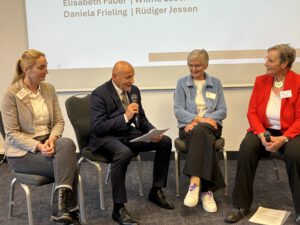 15 Jahre BHDU: Daniela Frieling, Christian Misioch, Wilma Losemann, Elisabeth Faber